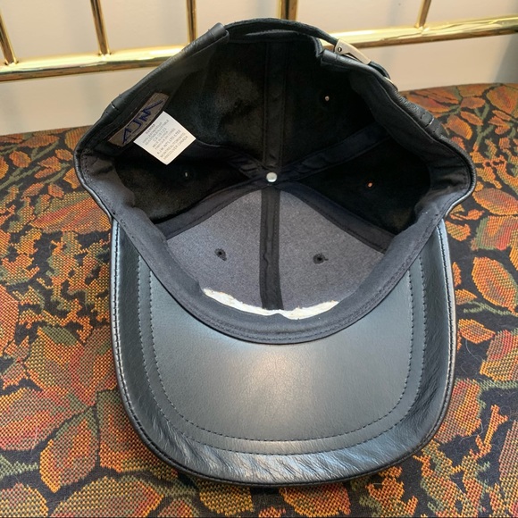 Leather Embroidered Baseball Hat - Picture 6 of 9